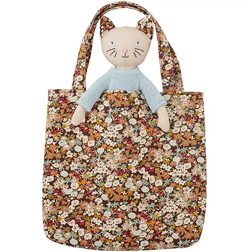 Bloomingville Knuffelpoes Met Tas Moe - Afbeelding 2