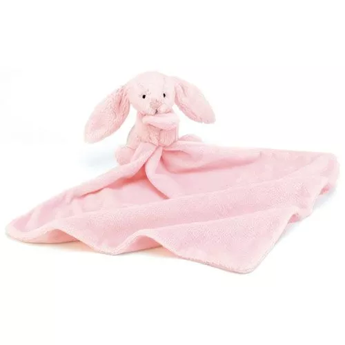 Jellycat Bashful Pink Bunny Knuffeldoek - 33 Cm