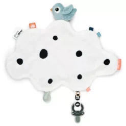 Done By Deer Speendoek Happy Clouds - Blue