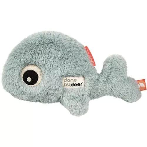 Done By Deer Knuffelwalvis Wally - 23 Cm