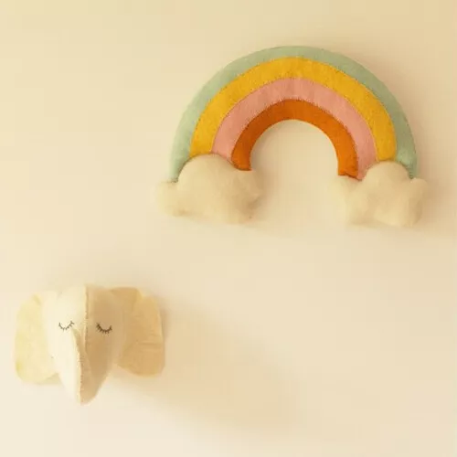 Fiona Walker Dierenkop Slapende Olifant - Mini - Afbeelding 2