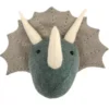 Fiona Walker Dierenkop Triceratops - Blauw Grijs - Mini