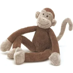 Jellycat Knuffelaap Slackajack Monkey - S - 33 Cm