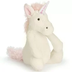 Jellycat Knuffeleenhoorn Bashful - S - 18 Cm