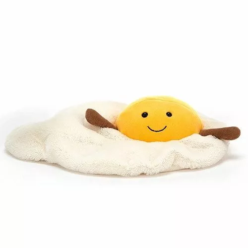 Jellycat Amuseables Knuffelspiegelei - 27 Cm