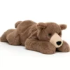 Jellycat Knuffelbeer Woody - Liggend - 65 Cm