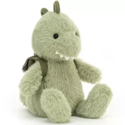 Jellycat Knuffeldino Met Rugzak - 24 Cm