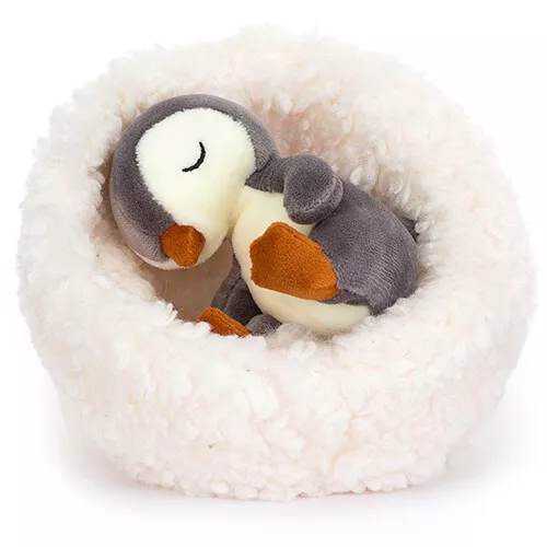 Jellycat Knuffelpinguïn Hibernating Penguin - 13 Cm