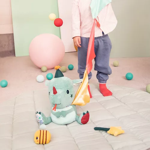 Lilliputiens Knuffeldraak Joe De Tovenaar - 30 Cm - Afbeelding 6