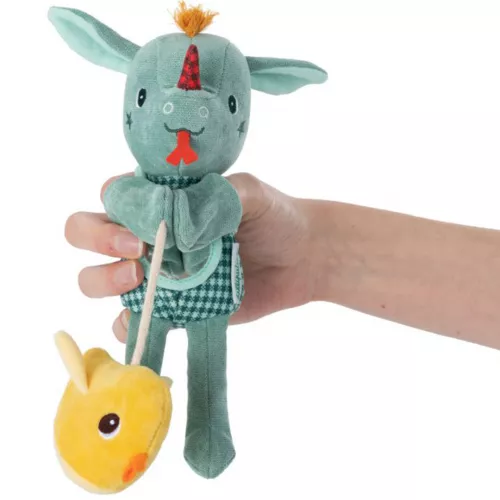 Lilliputiens Knuffeldraak Met Rammelaar - Joe - 22 Cm - Afbeelding 2