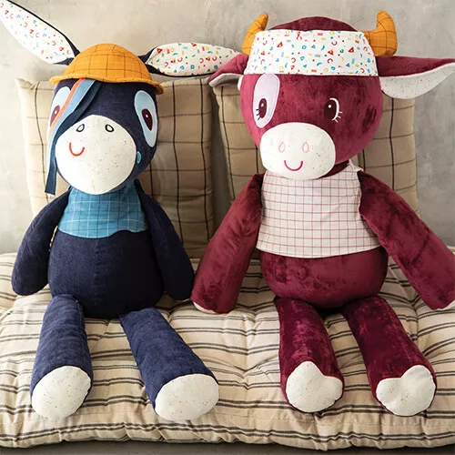 Lilliputiens Knuffelezel Ignace - 92 Cm - Afbeelding 2