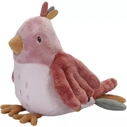 Little Dutch Knuffelvogel Olivia - Flowers & Butterflies - 20 Cm