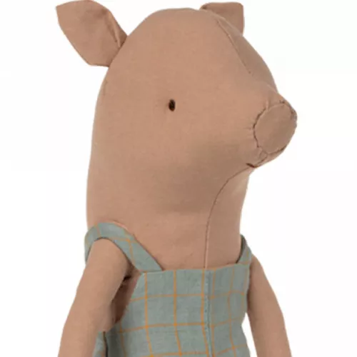 Maileg Knuffelbig Met Overall - 34 Cm - Afbeelding 2