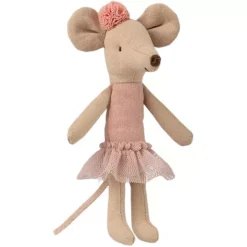 Maileg Knuffelmuis Grote Zus - Ballerina Met Pompon - 12 Cm