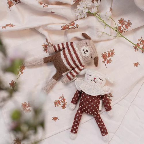 Main Sauvage Knuffelhond Sienna Striped Sweater - 22 Cm - Afbeelding 3