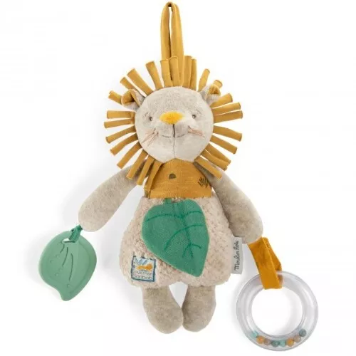 Moulin Roty Activiteitenknuffel Leeuw - 30 Cm - Afbeelding 2