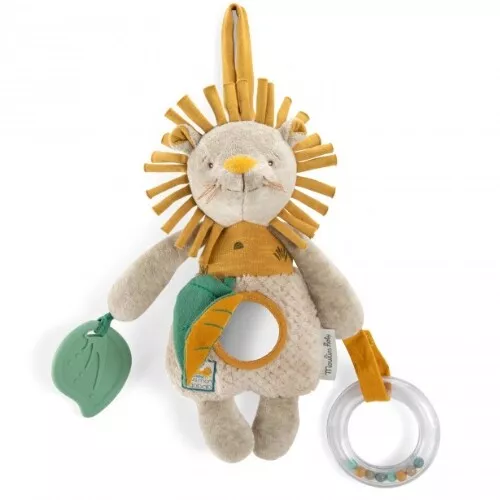 Moulin Roty Activiteitenknuffel Leeuw - 30 Cm