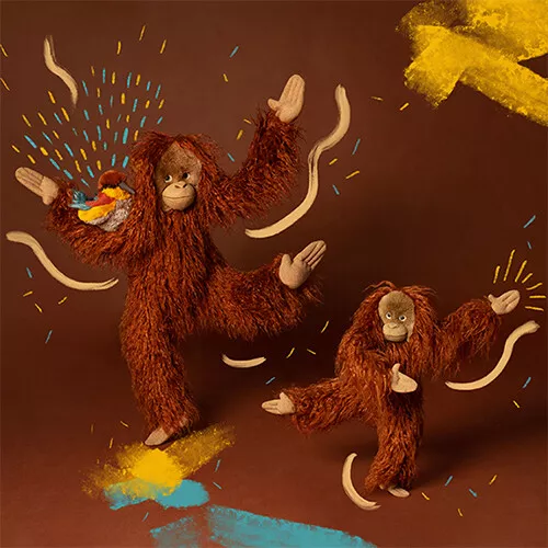 Moulin Roty Knuffelaap Orang-oetan - 42 Cm - Afbeelding 4