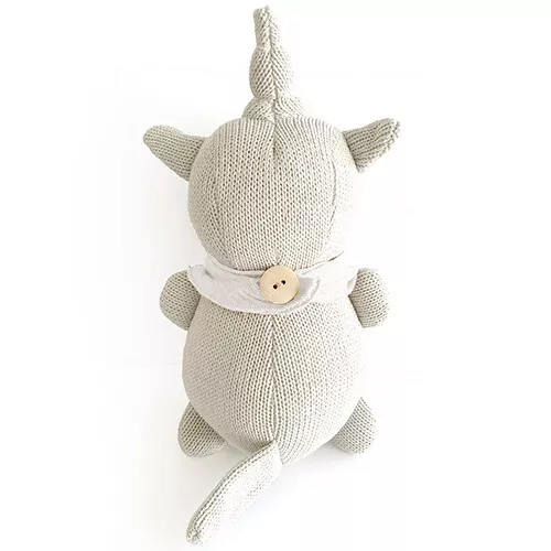 Mrs Ertha Hydrofieldoek En Knuffelrammelaar Eenhoorn - Vanilla - Afbeelding 5