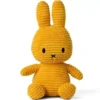 Nijntje-miffy Corduroy Knuffelkonijn 33 Cm - Mosterd