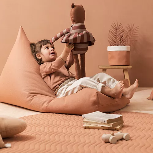 Nobodinoz Knuffelbeer Majestic - Marsala - 53 Cm - Afbeelding 3