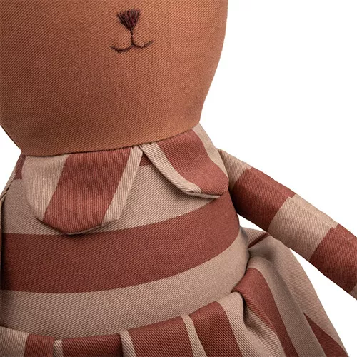 Nobodinoz Knuffelbeer Majestic - Marsala - 53 Cm - Afbeelding 5