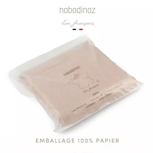 Nobodinoz Knuffeldoek Lin Français - Bird - Sand - Afbeelding 9