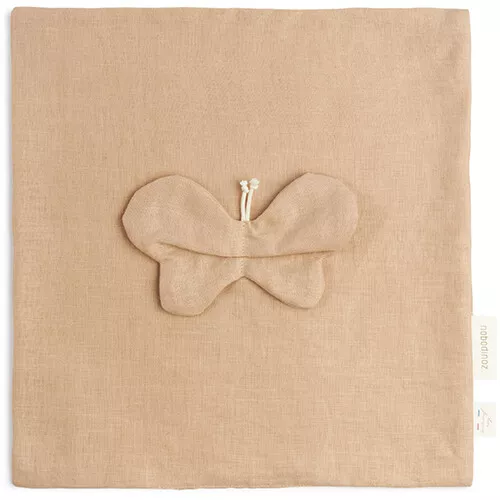 Nobodinoz Knuffeldoek Lin Français - Butterfly - Sand - Afbeelding 4