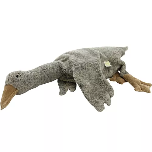 Senger Warmteknuffel Gans - Grijs - 80 Cm - Afbeelding 2