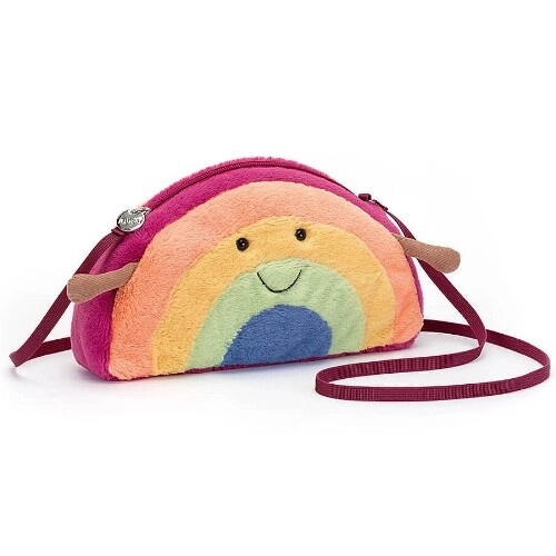 Jellycat Amuseable Kindertas Regenboog - 25 Cm